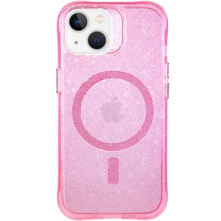 Зоряний чохол з MagSafe на Apple iPhone 14 (6.1") — Pink
