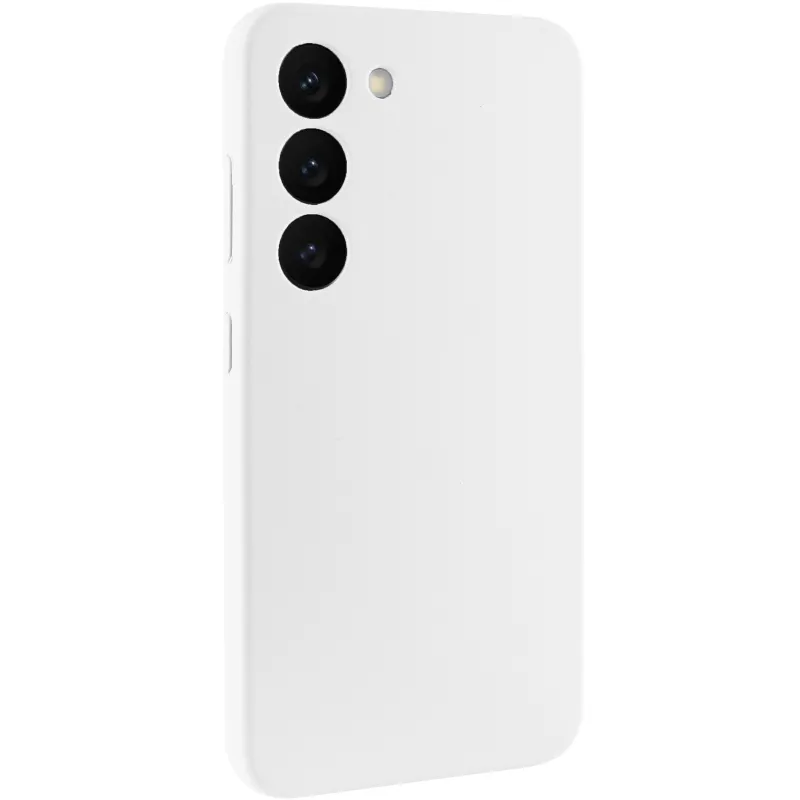 Чохол Silicone Case Lakshmi Premium із закритою камерою для Samsung Galaxy S23 – Білий / White. Фото 2 з 4