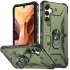 Ударостійкий чохол Pathfinder з кільцем на Samsung Galaxy S23 FE – Зелений / Army Green. Фото 1 з 7