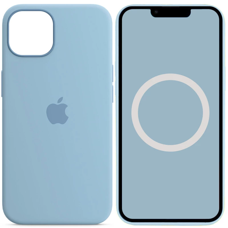 

Чохол Silicone case Premium з Magsafe та анімацією на Apple iPhone 13 (6.1") (Блакитний / Blue Fog)