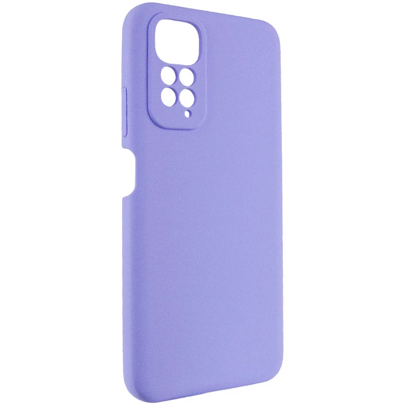 Чохол Silicone Case Lakshmi Premium з закритою камерою на Xiaomi Redmi Note 11 (Global) / Note 11S – Бузковий / Dasheen. Фото 3 з 14