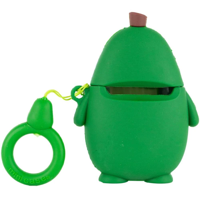 Силіконовий футляр Yummy Fruits для навушників AirPods – Avocado Big / Зелений. Фото 2 з 4