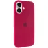 Чехол Silicone Case с закрытым низом для Apple iPhone 17 (6.3") – Красный / Rose Red. Фото 2 из 6