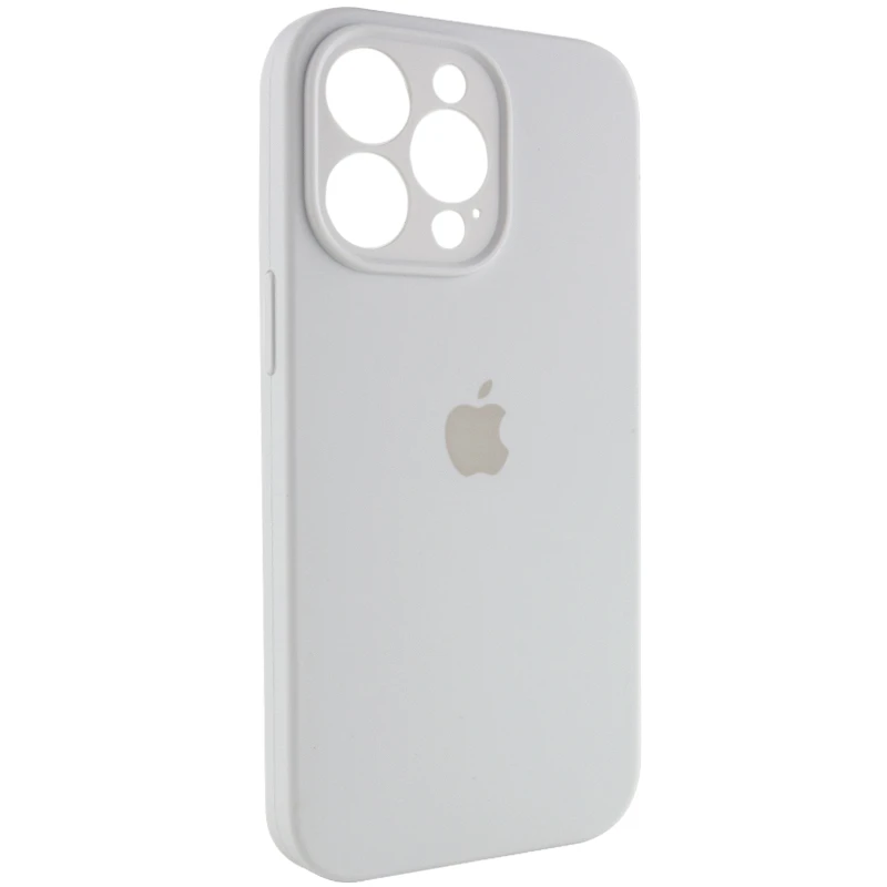 Чохол Silicone Case з захистом камери на Apple iPhone 14 Pro Max (6.7") – Білий / White. Фото 4 з 8