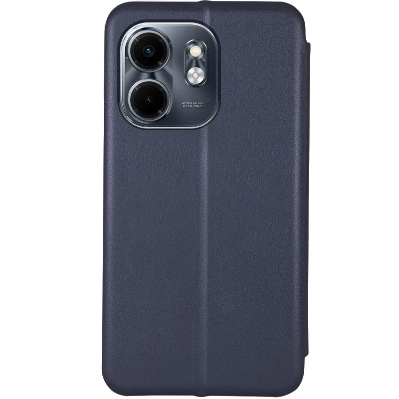 Чохол-книжка класичний на Infinix Smart 9 4G / Hot 50i – Темно-синій. Фото 3 з 5