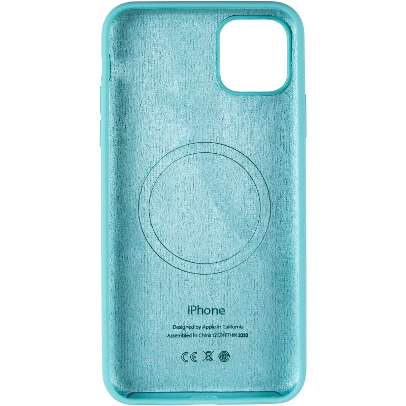 Чехол Silicone Armor Max with MagSafe для Apple iPhone 11 Pro Max (6.5") – Бирюзовый / Marine Green. Фото 8 из 14