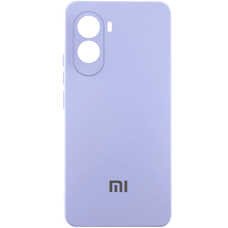 Чохол Silicone Case Lakshmi Premium L з закритою камерою на Xiaomi Poco M7 4G – Бузковий / Dasheen. Фото 1 з 1