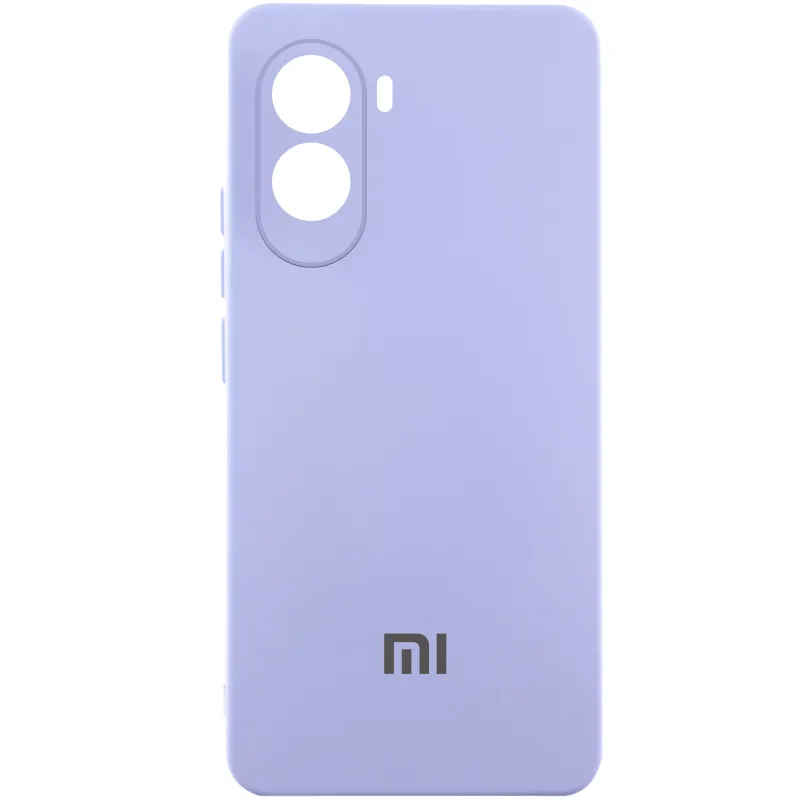 Чохол Silicone Case Lakshmi Premium L з закритою камерою на Xiaomi Poco M7 – Бузковий / Dasheen. Фото 1 з 1