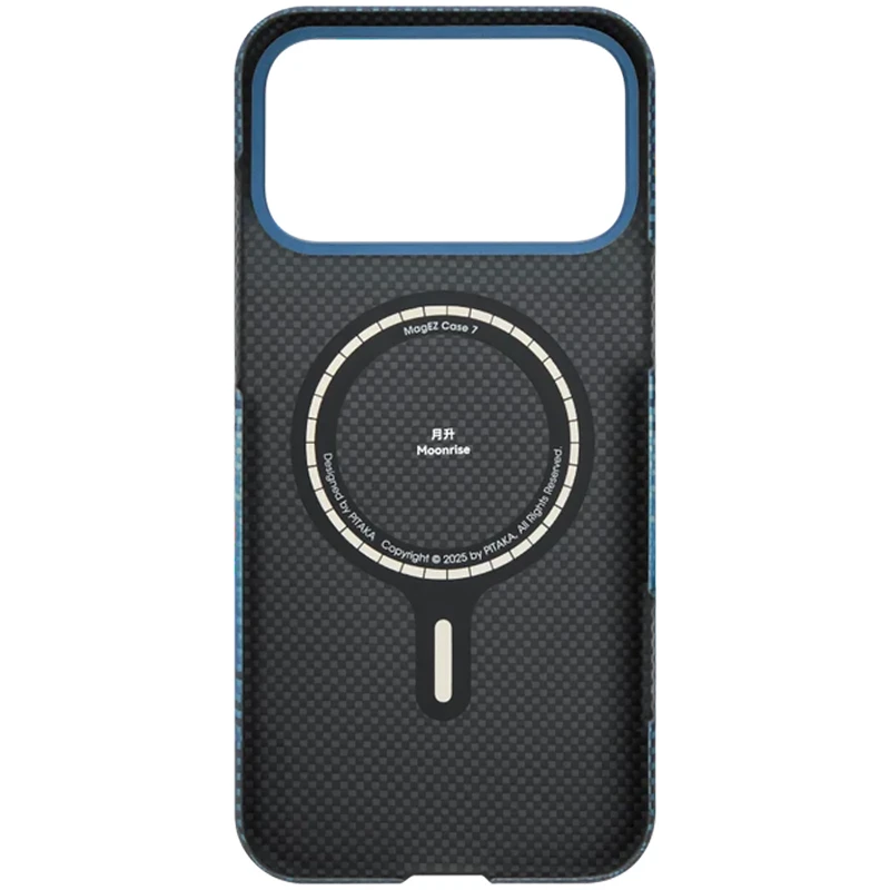 Чехол Aramid Fiber PTK Premium with MagSafe (NFC) для Apple iPhone 17 Pro (6.3") – Moonrise. Фото 3 з 4