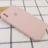Чехол Silicone Case Square с защитой камеры для Apple iPhone XS Max (6.5") – Розовый / Pink Sand. Фото 2 из 3