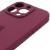 Чохол Silicone Case з захистом камери на Apple iPhone 15 Pro Max (6.7") – Бордовий / Plum. Фото 7 з 9