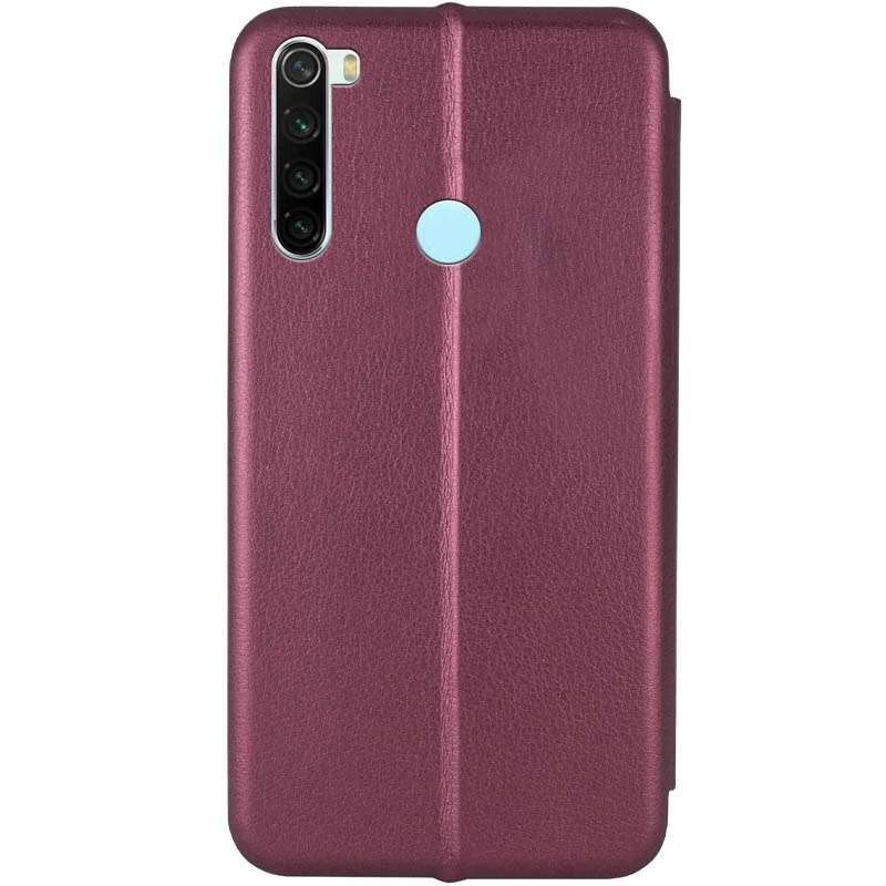 Чехол-книжка классический для Xiaomi Redmi Note 8T – Бордовый. Фото 2 из 5