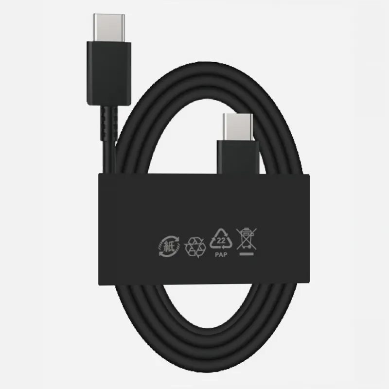 Дата кабель Amaya SD10CC Type-C to Type-C 5A (1m) – Black. Фото 2 з 3