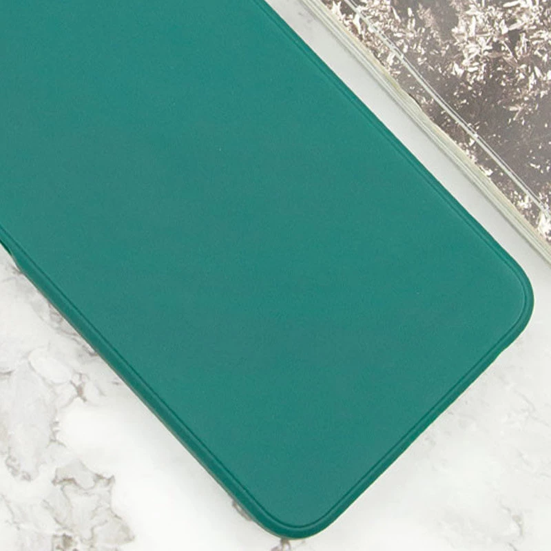 Кольоровий силіконовий чохол із захистом камери на Xiaomi Redmi Note 13 4G – Зелений / Green. Фото 2 з 3