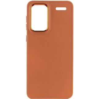 TPU чохол Bonbon з металевими кнопками на Xiaomi Redmi Note 13 Pro+ — Помаранчевий / Papaya