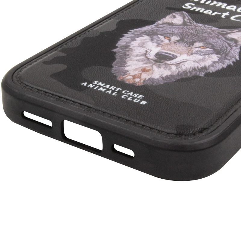 TPU+PC чохол Animal Club для Apple iPhone 17 Pro (6.3") – Black. Фото 8 з 8