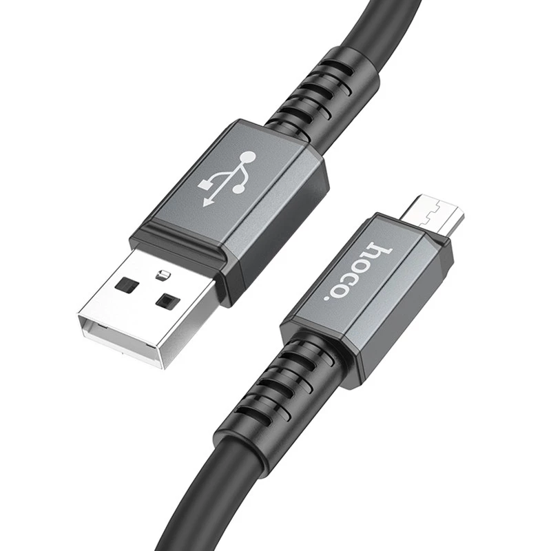 Дата кабель Hoco X85 Strength USB to MicroUSB (1m) – Black. Фото 2 з 3