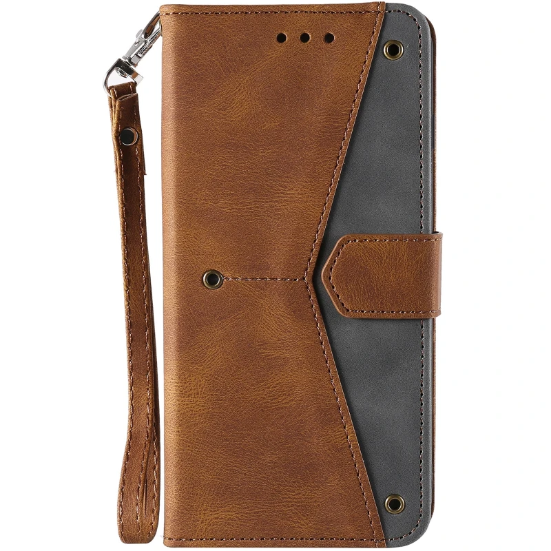Кожаный чехол-книжка Maverick Cover для Samsung Galaxy A57 5G – Brown. Фото 1 из 5