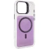 Чохол TPU+PC Jewel Sparkle with MagSafe для Apple iPhone 17 (6.3") – Lavender Glitter. Фото 2 з 8