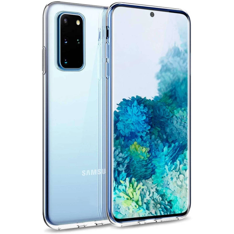 

Ультратонкий силиконовый чехол 1 мм для Samsung Galaxy S20+ (Бесцветный (прозрачный)), Безбарвний (прозорий)