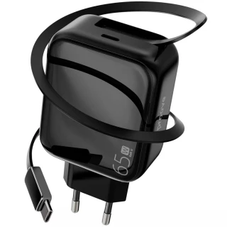 МЗП Proove Fixtape GaN 65W (1USB-C) + висувний кабель Type-C фото 1 з 4