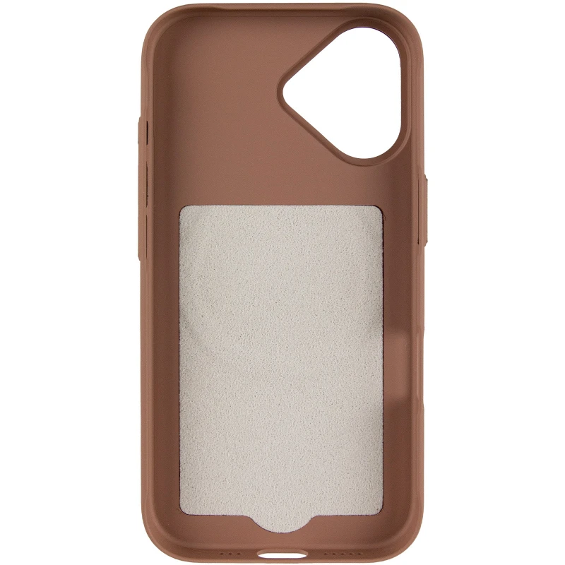 Чехол TPU TechWoven Hybrid with MagSafe для Apple iPhone 17 (6.3") – Desert Gold. Фото 5 из 7