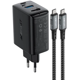 СЗУ Acefast A17 65W GaN multi-function HUB + кабель Type-C to Type-C фото 1 СЗУ Acefast A17 65W GaN multi-function HUB + кабель Type-C to Type-C фото 1 из 1