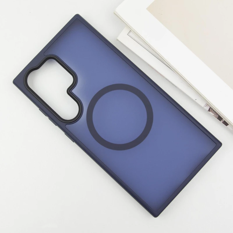 Чохол Ummi Colorful with MagSafe для Samsung Galaxy S26 Ultra – Синій / Navy Blue. Фото 2 з 5