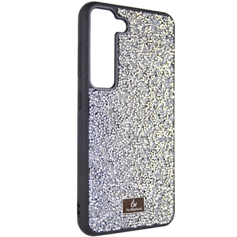 TPU чохол Bling World Rock Diamond на Samsung Galaxy S23 – Срібний. Фото 3 з 7