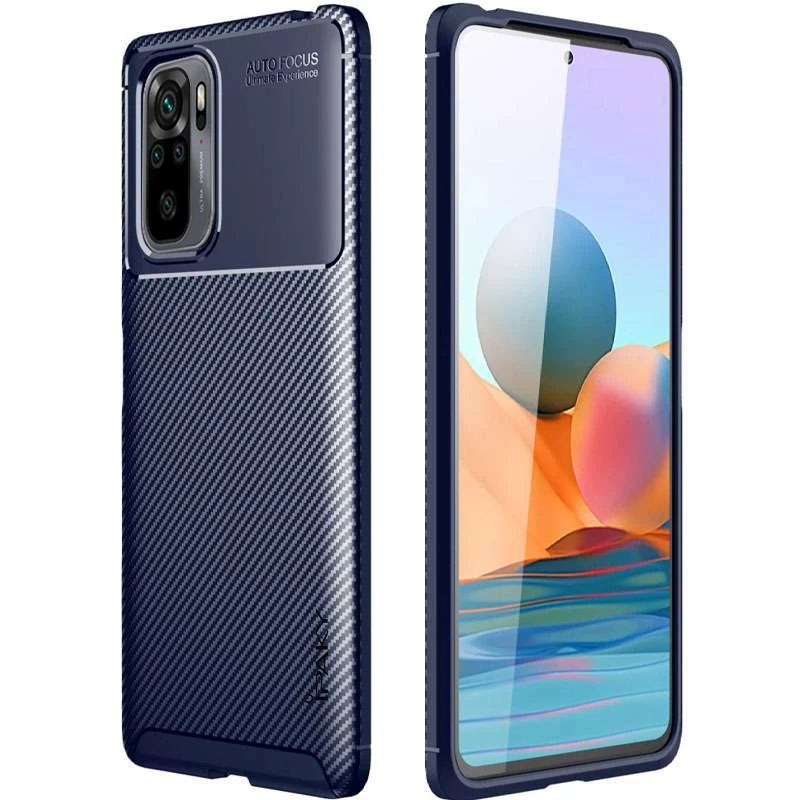 

Силіконовий чохол iPaky Kaisy на Xiaomi Redmi Note 10 / Note 10s (Синій)