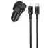АЗП Borofone BZ34A Cloud PD20W (1USB-C) + кабель Type-C to Type-C – Black. Фото 1 з 5