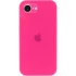 Чехол Silicone Case с закрытым низом для Apple iPhone 17e (6.1") – Розовый / Barbie pink. Фото 2 из 6