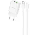 СЗУ Borofone BN14 Royal PD30W+QC3.0 (1USB-A/1C) + кабель Type-C to Lightning фото 1 из 1