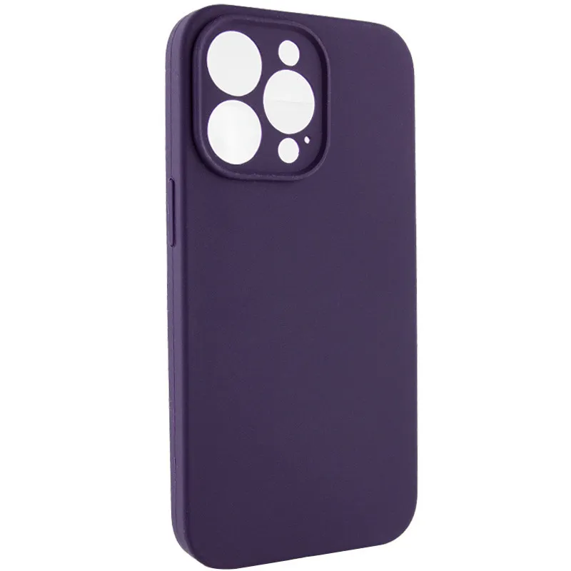 Чехол Silk Full Protective (AA) NO LOGO для Apple iPhone 16 Pro – Фиолетовый / Elderberry. Фото 3 из 12