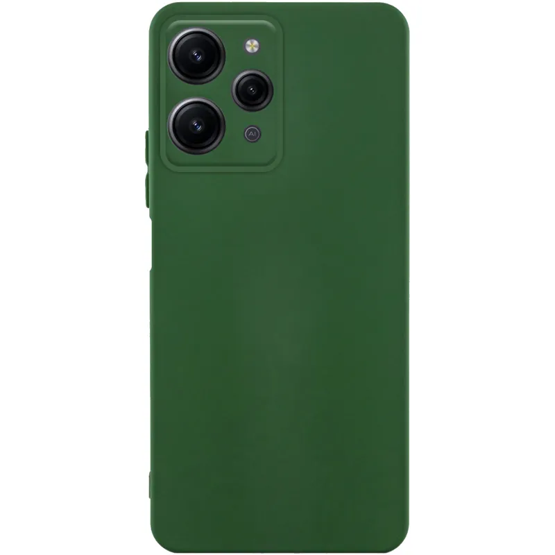 Чехол Silicone Cover Ummi Lakshmi Full Camera (AA) для Xiaomi Redmi 12 – Зеленый / Cyprus Green. Фото 1 из 1