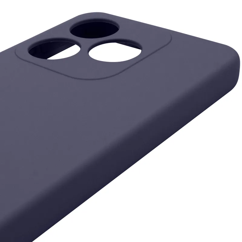 Чохол Silicone Case Lakshmi Premium із закритою камерою для TECNO Spark 10 – Темно-синій / Midnight blue. Фото 7 з 8
