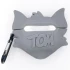 Силіконовий футляр Tom & Jerry series для навушників AirPods Pro + карабін – Том/Сірий. Фото 6 з 8