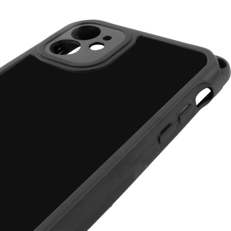 Силіконовий чохол CrossBody зі шнурком для Apple iPhone 12 (6.1") – Black. Фото 11 з 11