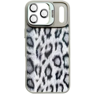 Чохол TPU+PC Wild Leopard with MagSafe and Lens для Apple iPhone 17 Pro (6.3") — Grey