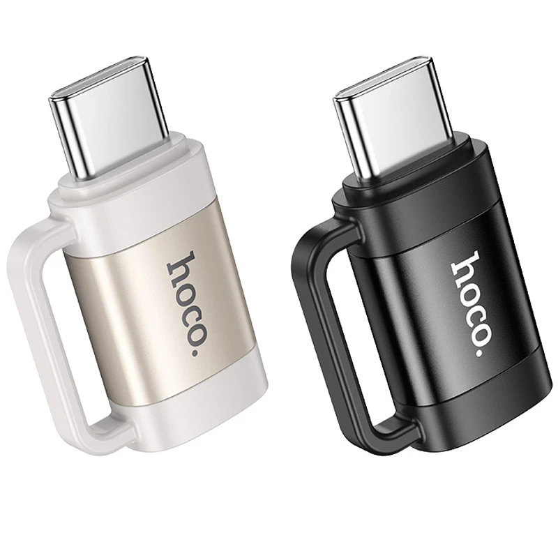 Перехідник Hoco UA31E OTG Type-C male to Lightning female фото 1 з 2