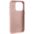 Чохол Silicone Case з металевими кнопками на Apple iPhone 14 Pro (6.1") – Рожевий / Chalk Pink. Фото 7 з 9