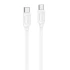 Дата кабель Hoco X115 Surpass Type-C to Type-C 240W (1m) – White. Фото 1 з 5
