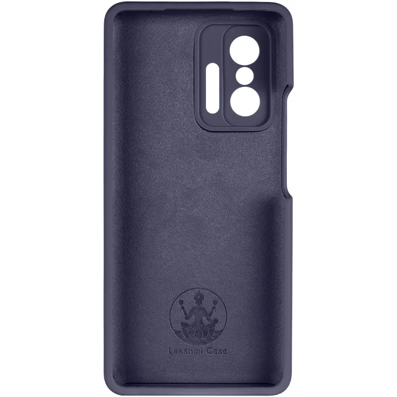 Чохол Silicone Case Lakshmi Premium із закритою камерою для Xiaomi 11T / 11T Pro – Темно-синій / Midnight blue. Фото 4 з 6