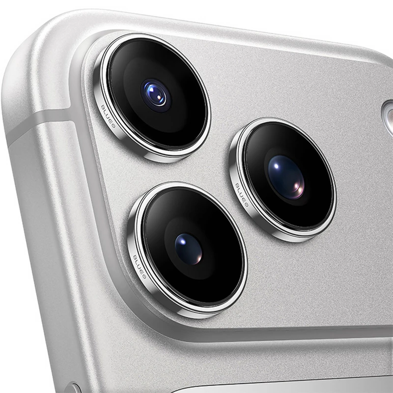 Захисне скло BlueO Sapphire на камеру для Apple iPhone 17 Pro (6.3") – Срібний / Silver. Фото 4 з 6