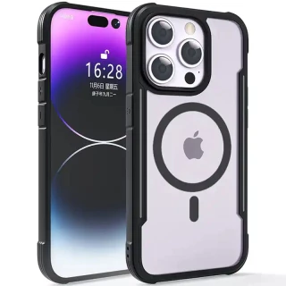 Прозрачный защитный чехол TPU+PC с MagSafe Apple iPhone 15 Pro Max (6.7") фото 1 Прозрачный защитный чехол TPU+PC с MagSafe Apple iPhone 15 Pro Max (6.7") фото 1 из 1