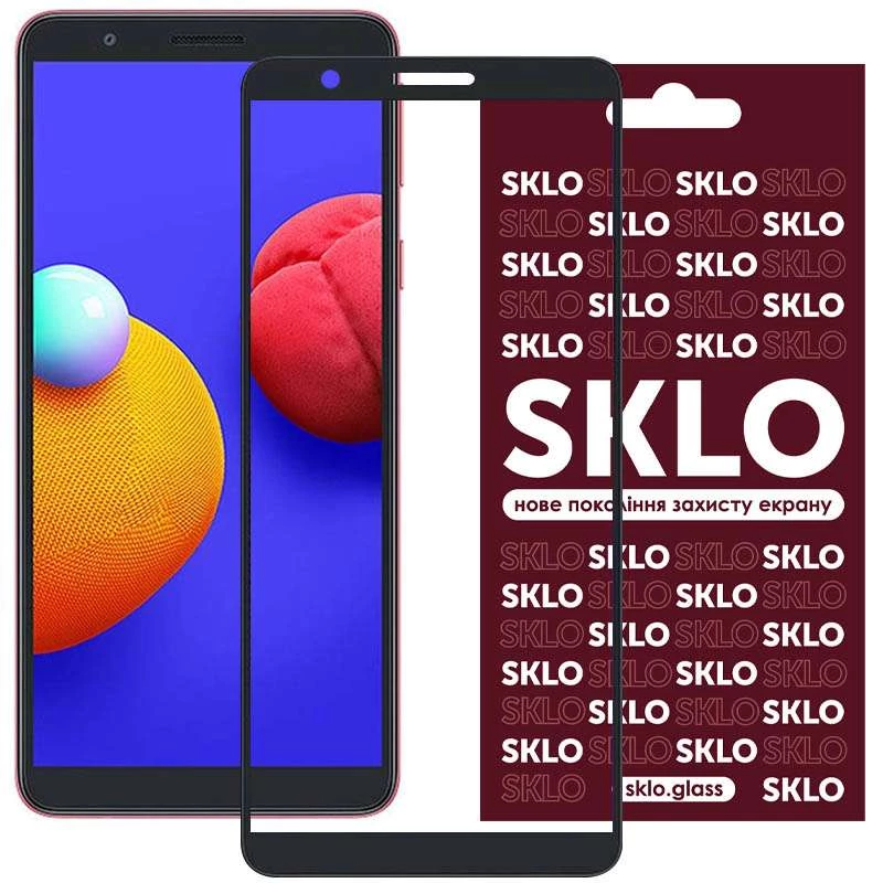 

Защитное стекло SKLO 3D для Samsung Galaxy M01 Core / A01 Core (Черный), Чорний