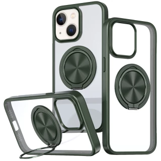 TPU+PC чехол с магнитом и кольцом для Apple iPhone 15 (6.1") фото 1 из 1