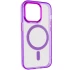 Силіконовий чохол Iris с MagSafe на Apple iPhone 14 Pro Max (6.7") – Фіолетовий. Фото 3 з 8