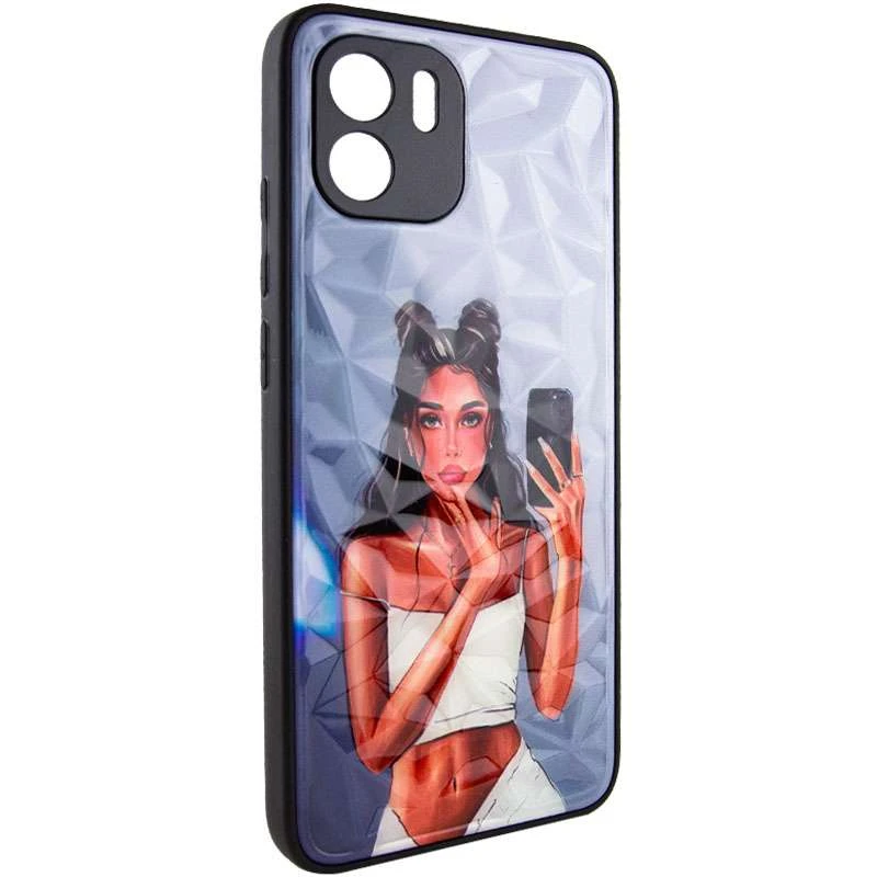 Стеклянный чехол Prisma Ladies на Xiaomi Redmi A1 / A2 – Black in White. Фото 2 из 5