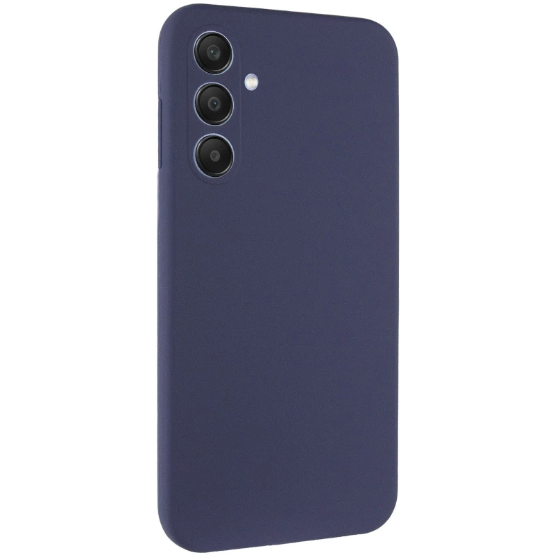Чохол Silicone Case Lakshmi Plus з закритою камерою на Samsung Galaxy A36 5G – Синій / Midnight blue. Фото 2 з 8